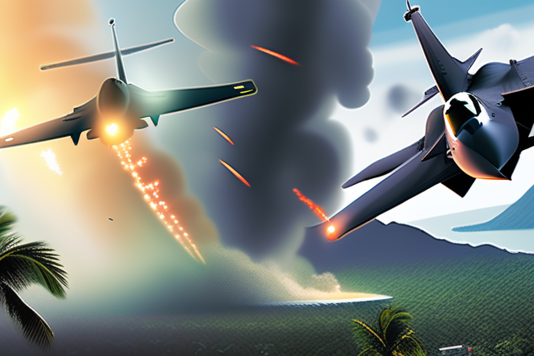 "Stealth Fighters Storm Puerto Rico in Caribbean Cartel Crackdown"