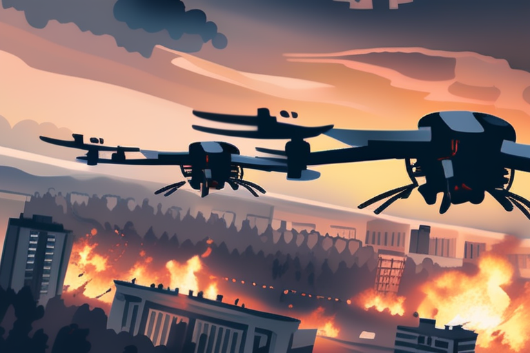 Russian Drones Strike Kyiv, Leaving 3 Dead and Scores Injured