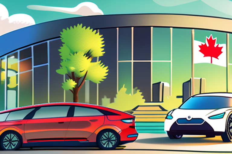 Canada Puts EV Sales Plan on Hold Amid Tariff Fears