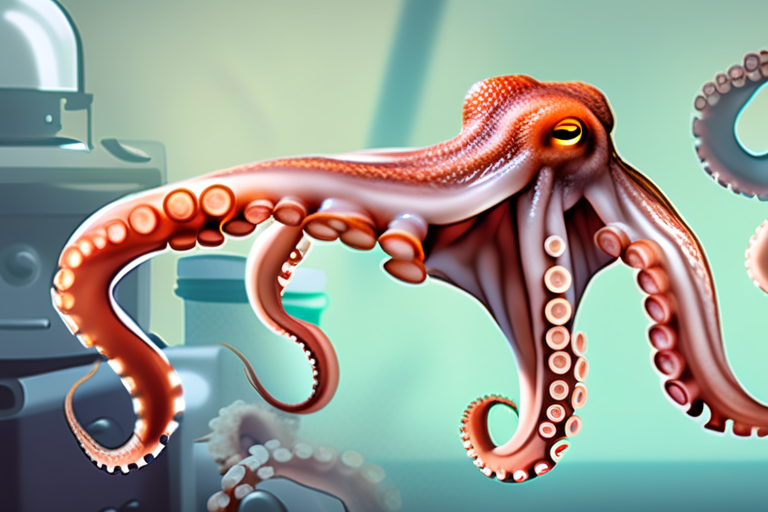 Octopuses' Secret to Simplified Locomotion Revealed Through Groundbreaking Imaging Technique