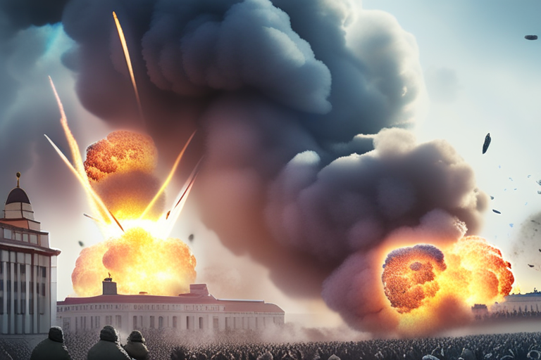 Russia Launches Devastating Strike on Ukraine's Main Government Building
