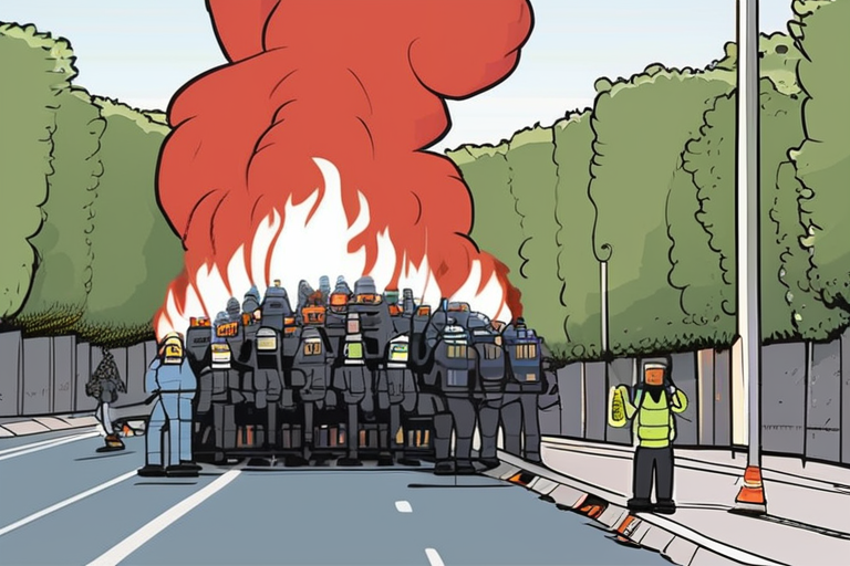 France Erupts into Chaos as Protesters Block Roads and Schools Amid Budget Cuts
