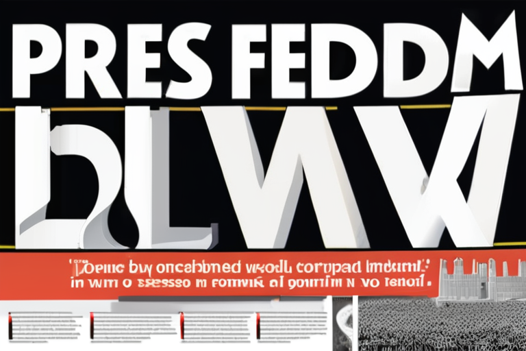 Press Freedom Plummets to 50-Year Low Globally