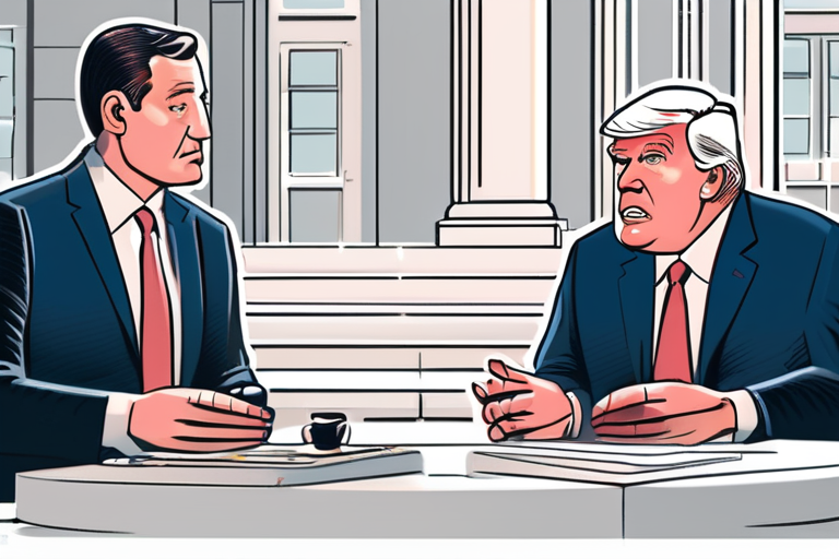 Cruz AI Bill Sparks Fears of White House Deals for Big Tech Favor