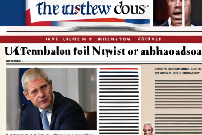 UK Terminates Ambassador to Washington Amid Epstein Email Scandal