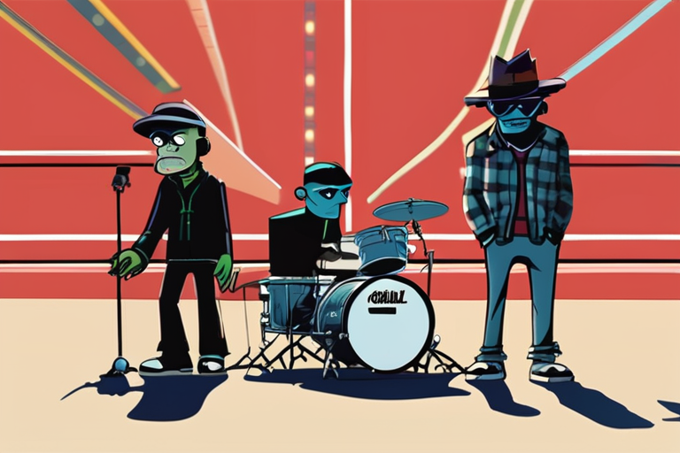 Gorillaz Unveil New Album "The Mountain" and Embark on European Tour
