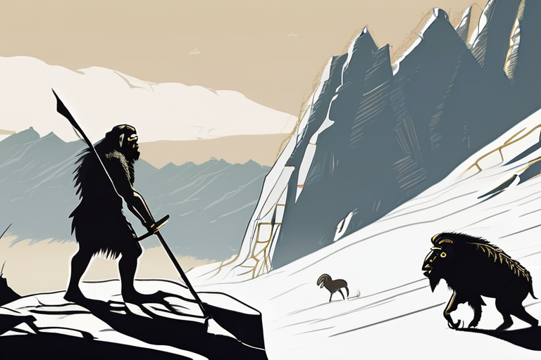 Neanderthals Conquered Treacherous Slopes to Hunt Ibex in Ancient Eastern Europe