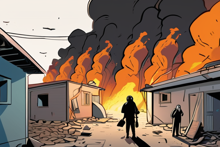 Israeli Strike on Evacuating Gaza Home Sparks Widespread Panic and Chaos