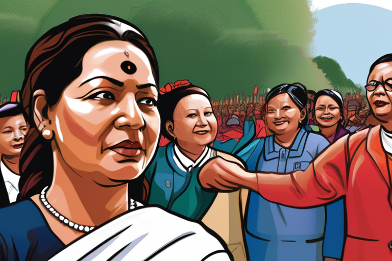 "Nepal Elects Groundbreaking Female PM Amid Protests"
