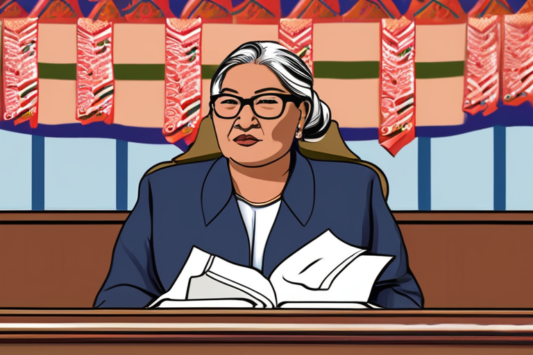 "Nepal Elects Groundbreaking Female PM Amid Turmoil"