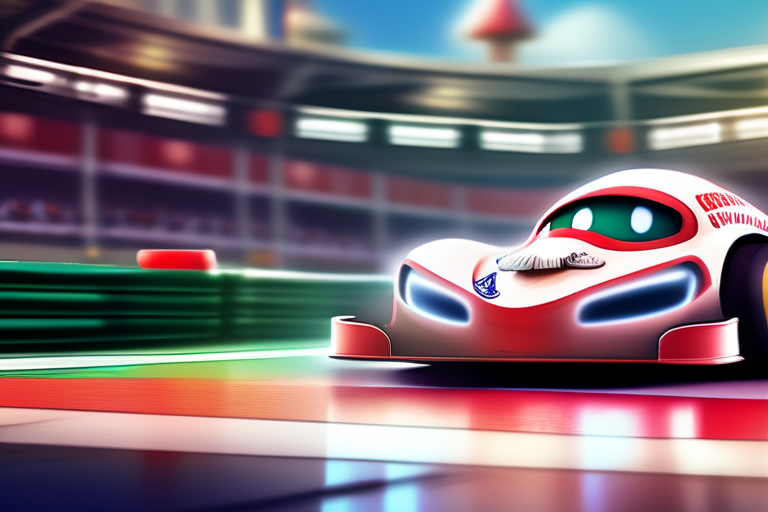 How They Make the Mario Kart-Style 'Ghost Car' for Auto Racing Broadcasts