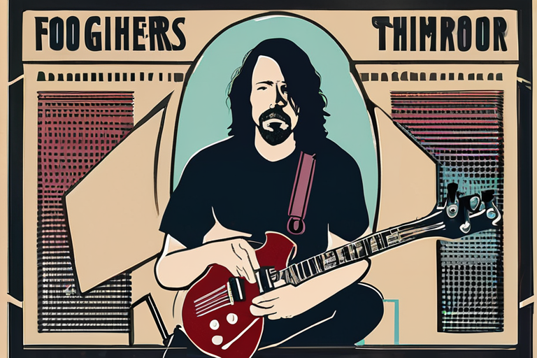 Foo Fighters Rock Out with New Drummer Ilan Rubin at Surprise Show!