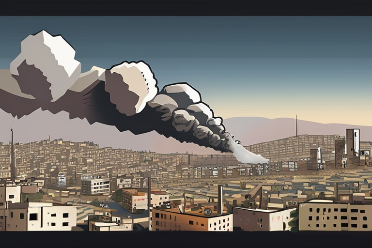 Israel's Aerial Assault on Gaza City Escalates, Displacing Thousands of Civilians