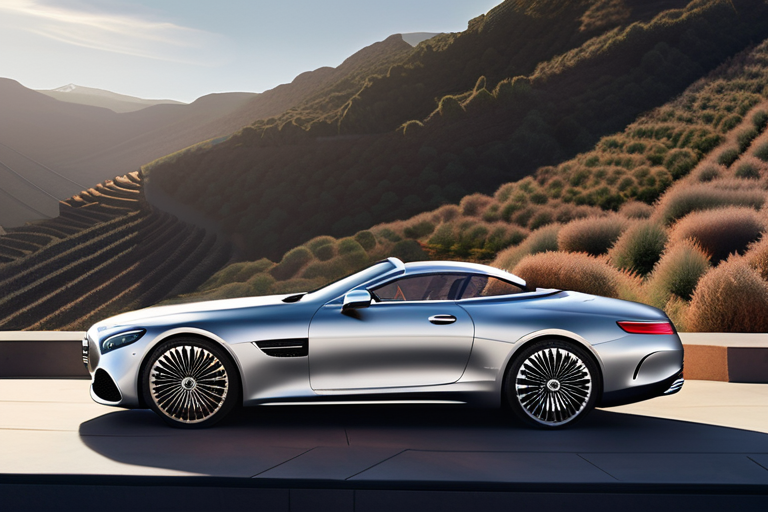 Mercedes-Maybach SL 680 Steals Spotlight on LA's Most Scenic Moonlit Routes