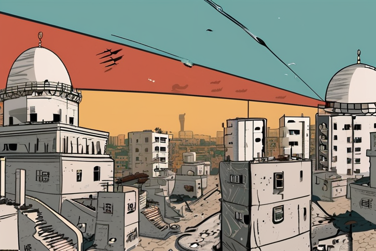 "Israel Unleashes Devastating Strikes on Gaza City, Killing at Least 32"