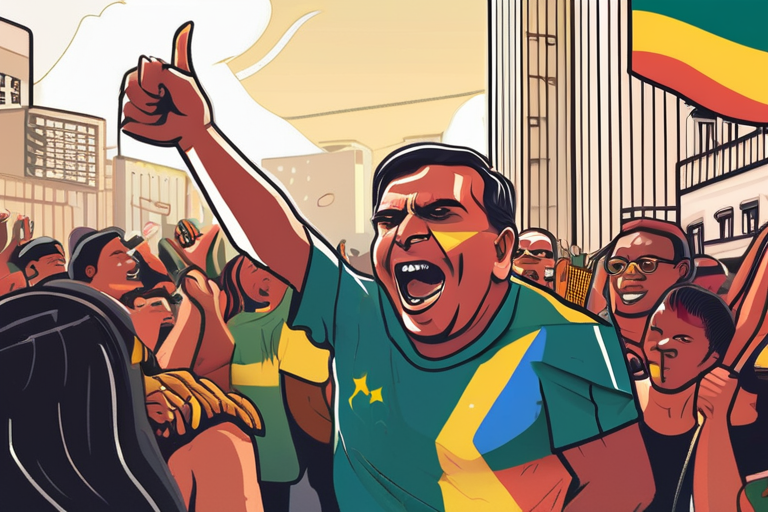 Brazilians Erupt into Streets to Celebrate Bolsonaro's Coup Conviction