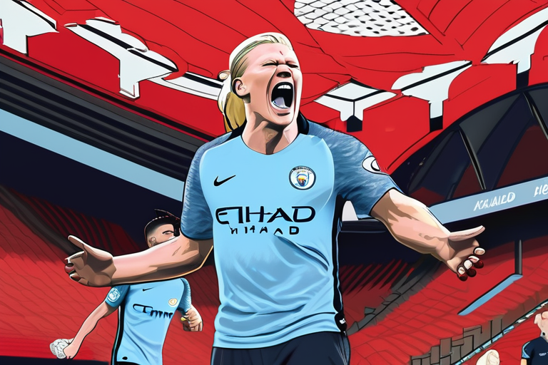 Haaland Unleashes Fury as City Stun United 3-0 in Thrilling Premier League Rout