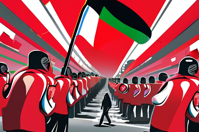Pro-Palestinian Protesters Bring Vuelta a Espana to Sudden Standstill in Madrid