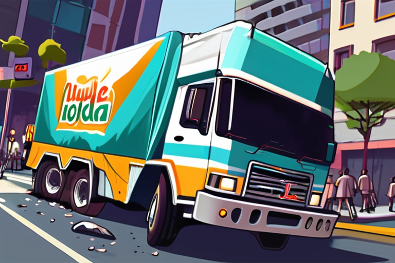 Soda Truck Plunges into Mexico City Sinkhole in Jaw-Dropping Crash Caught on Camera