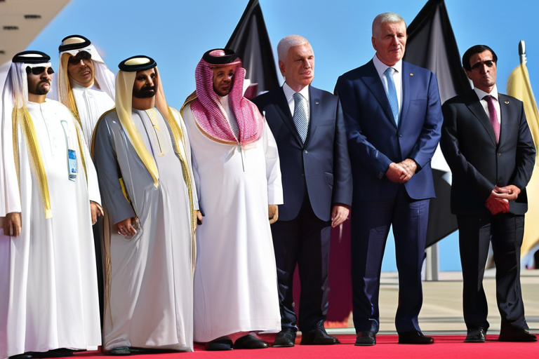 Qatar's Emir Accuses Israel of Waging War on Gaza at Doha Summit