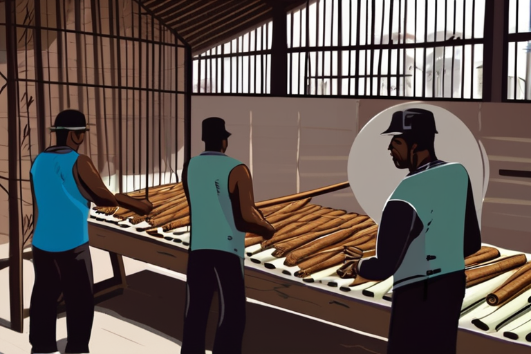 Cuban prisoners forced to work making cigars and charcoal for export to Europe, report claims