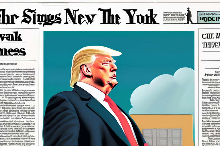 Trump Sues The New York Times for $15 Billion in Landmark Defamation Case