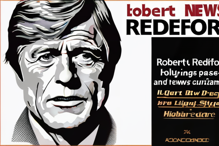 URGENT: Hollywood Legend Robert Redford Passes Away at 89