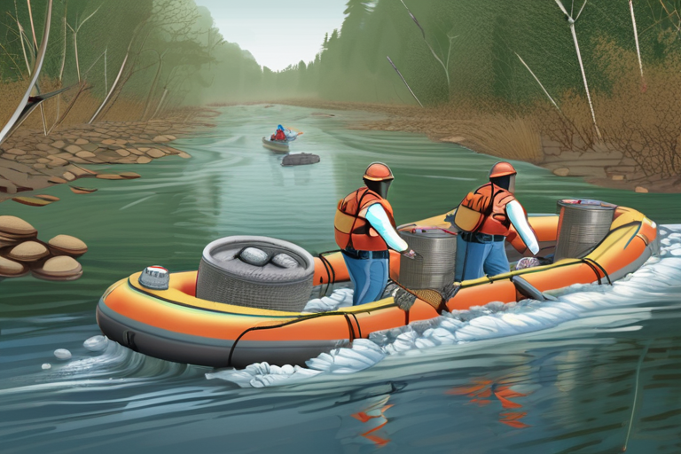 URGENT: Raft Guides Launch Emergency River Clean-Up Mission Amid Ongoing Pollution Crisis.