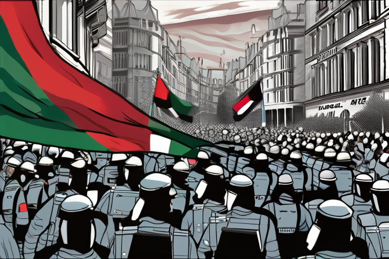 URGENT: Met Police Make 355 Arrests in London Pro-Palestine Protest Chaos.