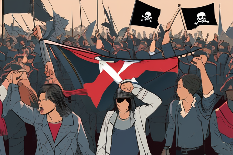 DEVELOPING: Global Gen Z Protests Erupt Under Anime Pirate Flag