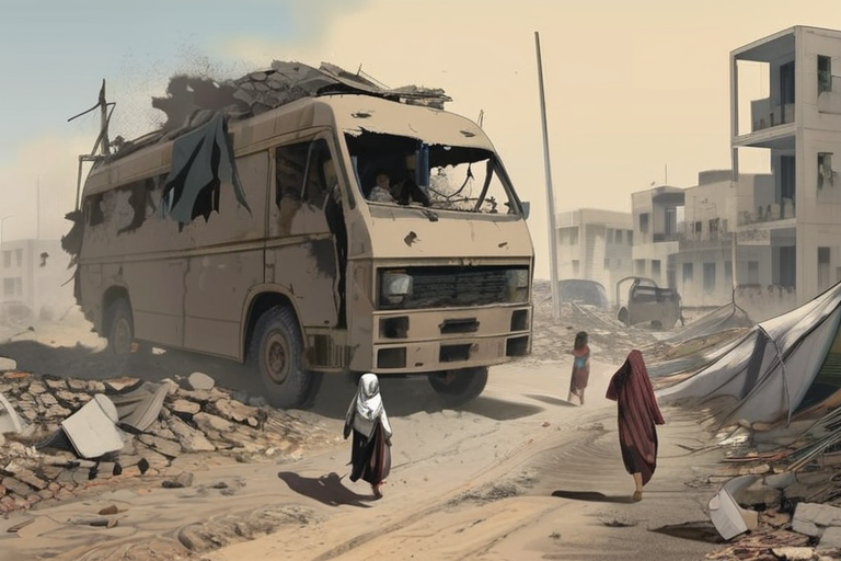 DEVELOPING: Families Fleeing Gaza War Share Harrowing Stories of Destruction