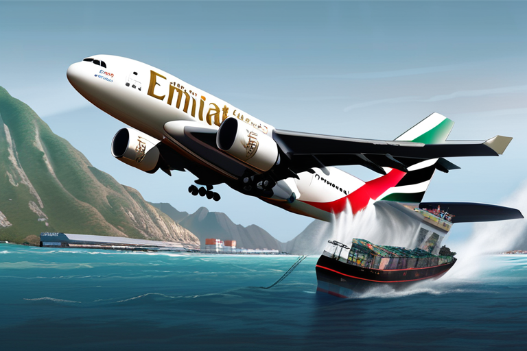URGENT: Emirates Cargo Plane Crashes into Sea at Hong Kong Airport