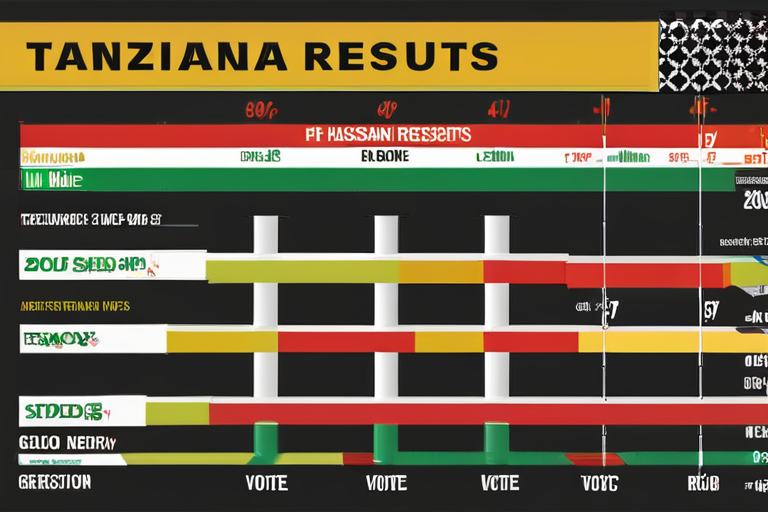 DEVELOPING: Tanzania Election Results Marred by Unrest as President Hassan Secures 98% of Vote