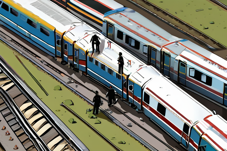 DEVELOPING: Multiple people stabbed in violent train attack in Huntington.