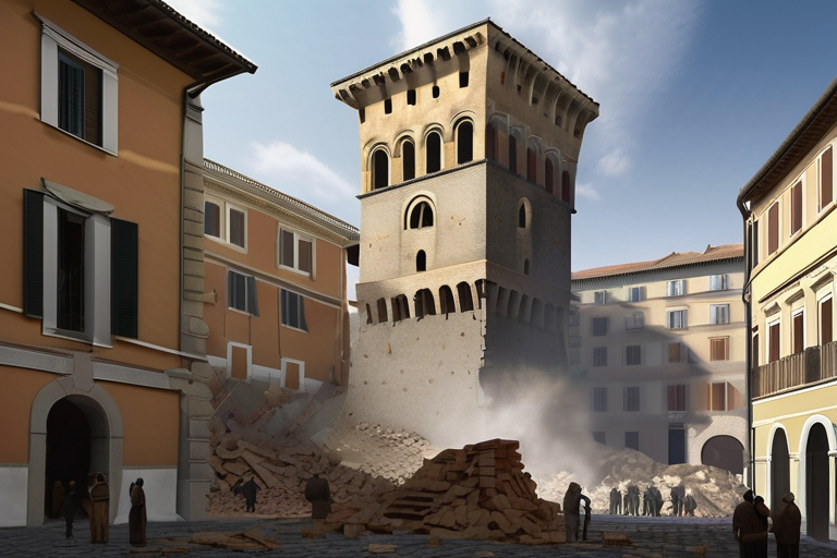 DEVELOPING: Rome Medieval Tower Collapses, Rescue Efforts Underway