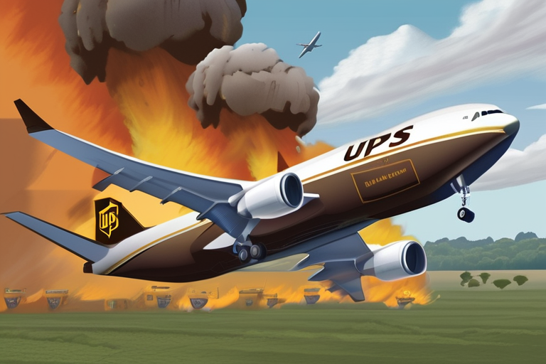 URGENT: UPS Cargo Plane Crashes in Kentucky, Investigation Underway
