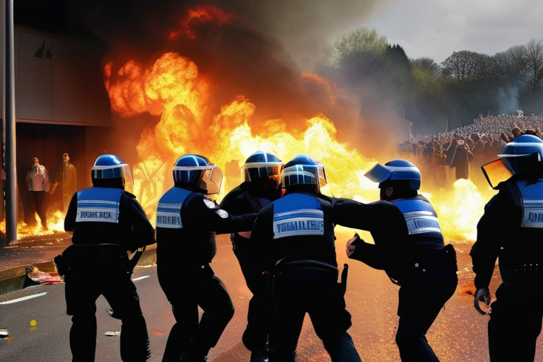 DEVELOPING: Chaos Erupts in Birmingham as Maccabi-Villa Fans Clash with Police