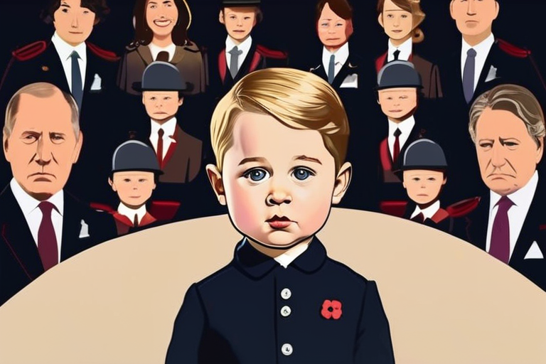 DEVELOPING: Prince George Joins Royal Family at Emotional Festival of Remembrance
