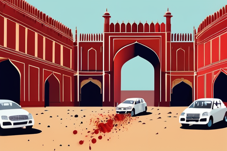 URGENT: Car Explosion Rocks Delhi Red Fort, At Least Eight Fatalities Reported