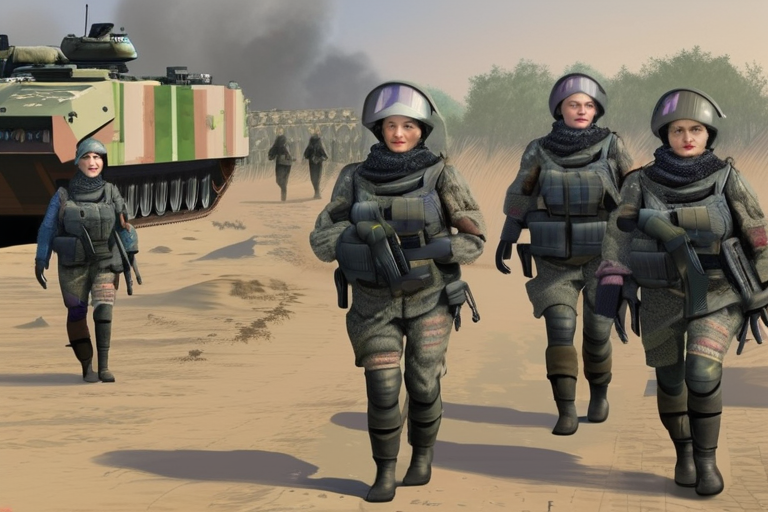 DEVELOPING: Ukrainian Women Flock to Frontlines as Russia Conflict Escalates