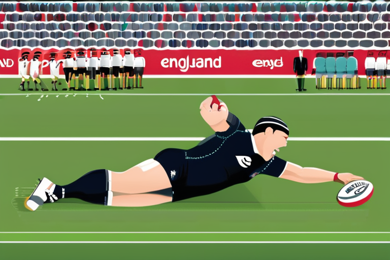 DEVELOPING: England Stuns New Zealand in Thrilling Comeback, Wins 33-19