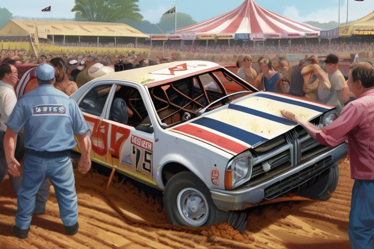 DEVELOPING: Car Plows into Crowd at Australia Demolition Derby, Thirteen Injured.