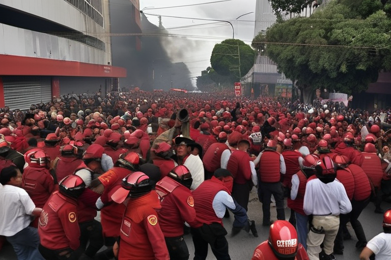 URGENT: Clashes in Mexico City Leave 120 Injured, Thousands Protest Against Government