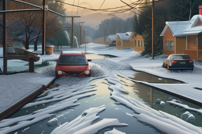 URGENT: Snowfall Imminent as Floodwaters Recede