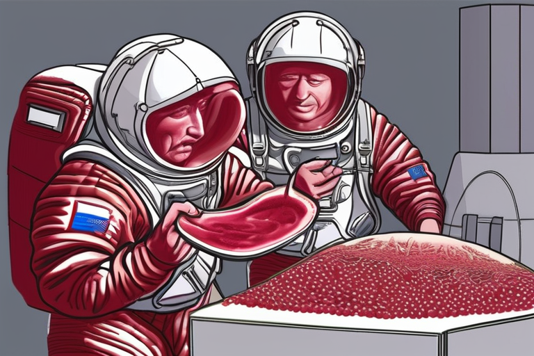 DEVELOPING: NASA Astronauts Receive Surprise Cranberry Sauce Delivery from Russian Space Agency.