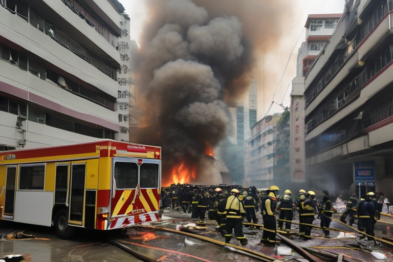 URGENT: Hundreds Trapped in Hong Kong Blaze, Rescue Efforts Underway