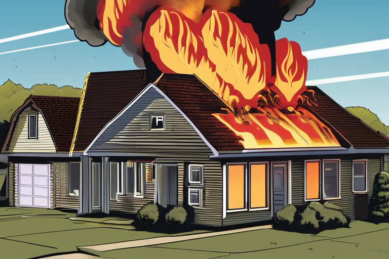 URGENT: Multiple Homes Engulfed in Blazes Amid Bitter Dispute.