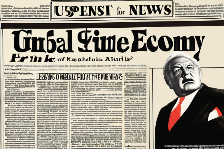 URGENT: Global Economy on Brink: Can 1929 Lessons Prevent Catastrophe?