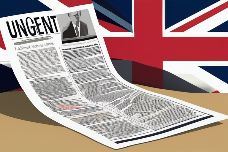 URGENT: UK Economy Contracts Unexpectedly, Shrinking 0.1% in October