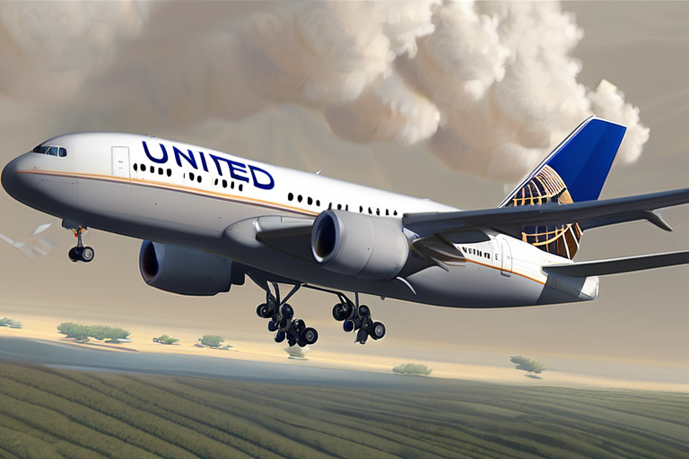 URGENT: United Airlines Flight Makes Emergency Return to Dulles After Engine Failure.